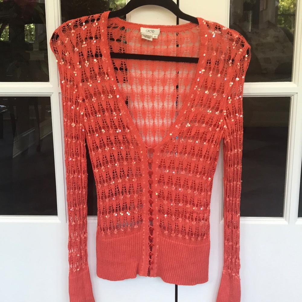 Sheer sweater